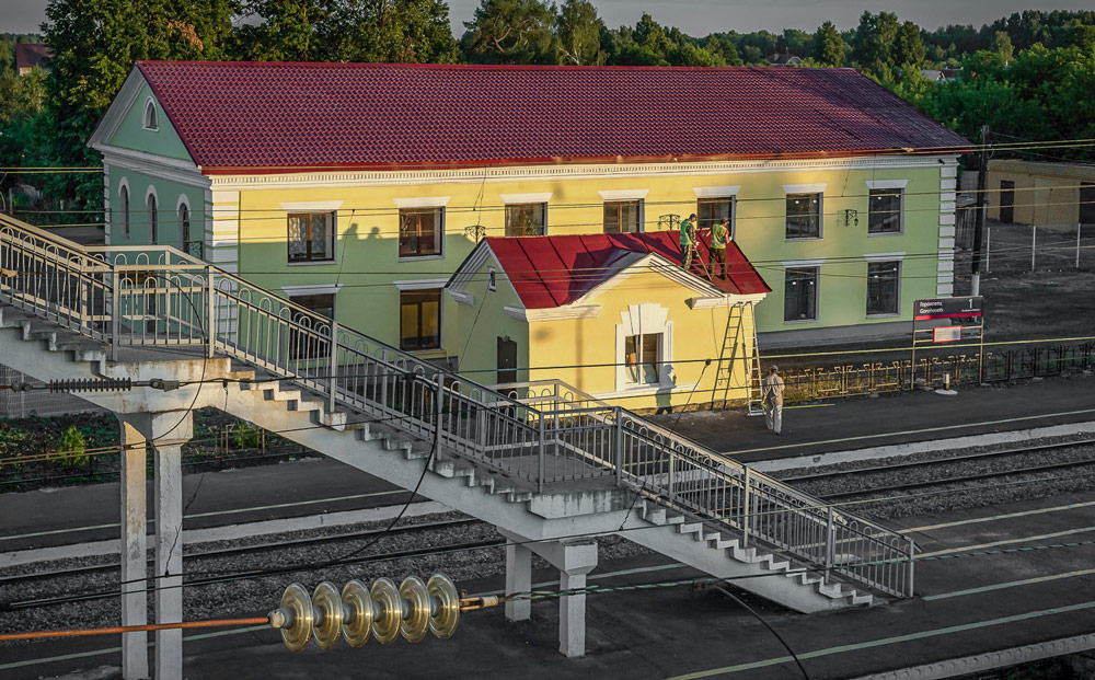 Гороховецкий железнодорожный вокзал. Здание депо