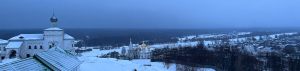 Троице-Никольский монастырь. Смотровая площадка. Утреннее фото. Зима 2022
