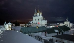 Троице-Никольский монастырь. Ночь. Зима 2022